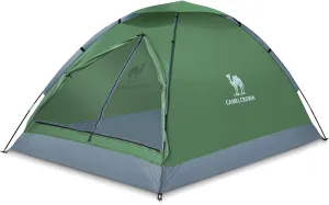 CAMEL 2 Person Tent, Waterproof,Spacious, Lightweight Portable Backpacking Tent for Outdoor Camping/Hiking