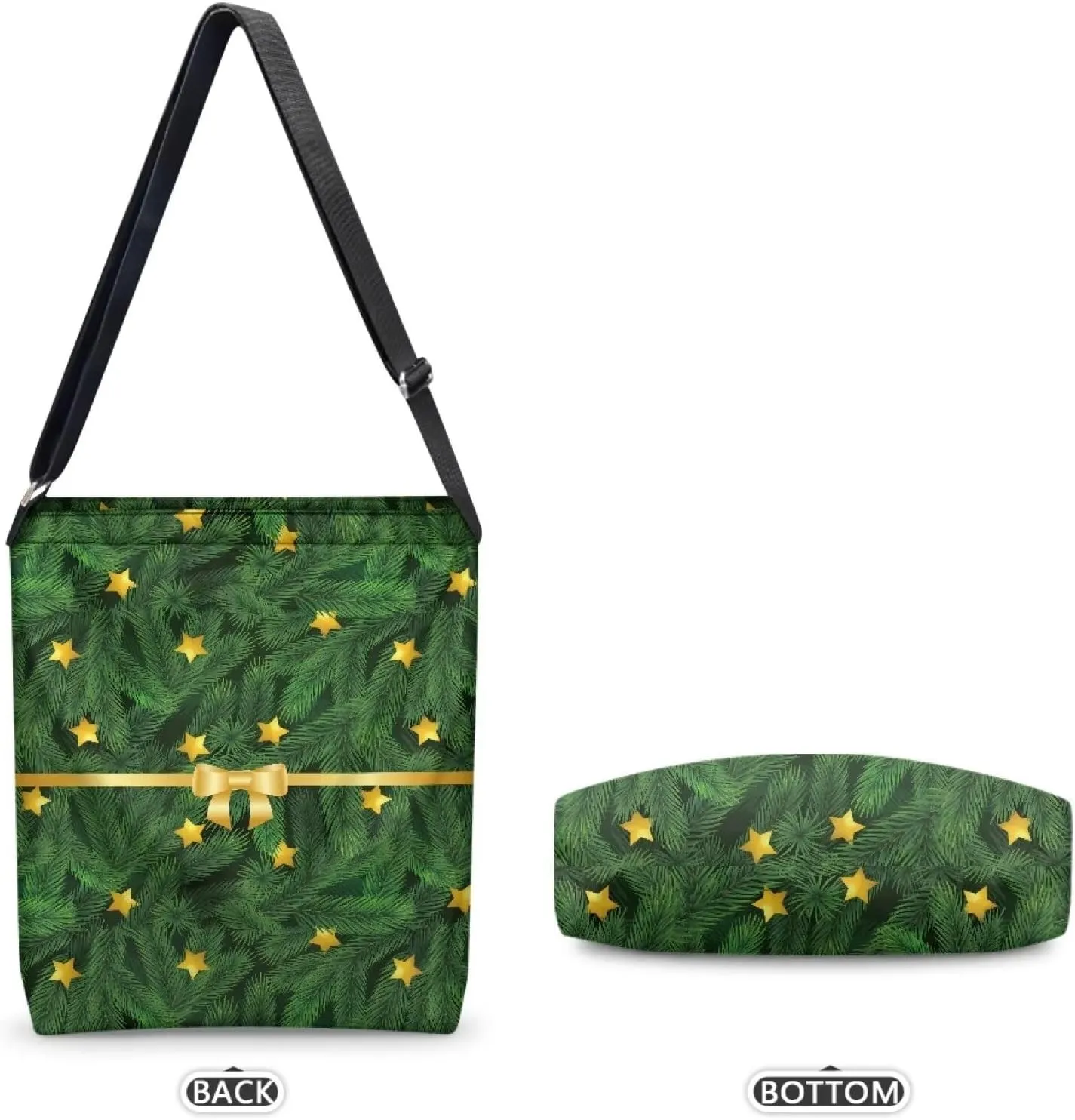 Canvas Crossbody Bag with Zipper Women Handbag Shoulder Bag Large Size Shoulder Purse Handbag Tote Bag with Strap