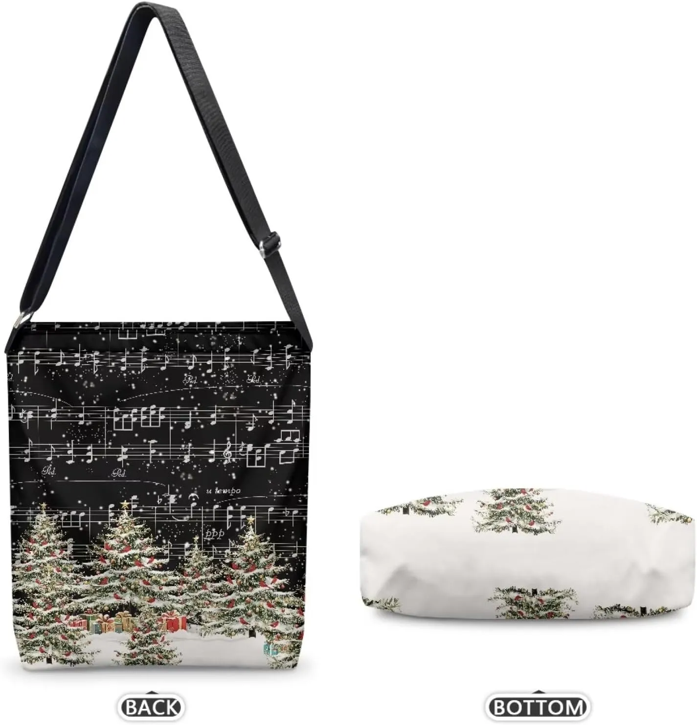 Canvas Crossbody Bag with Zipper Women Handbag Shoulder Bag Large Size Shoulder Purse Handbag Tote Bag with Strap