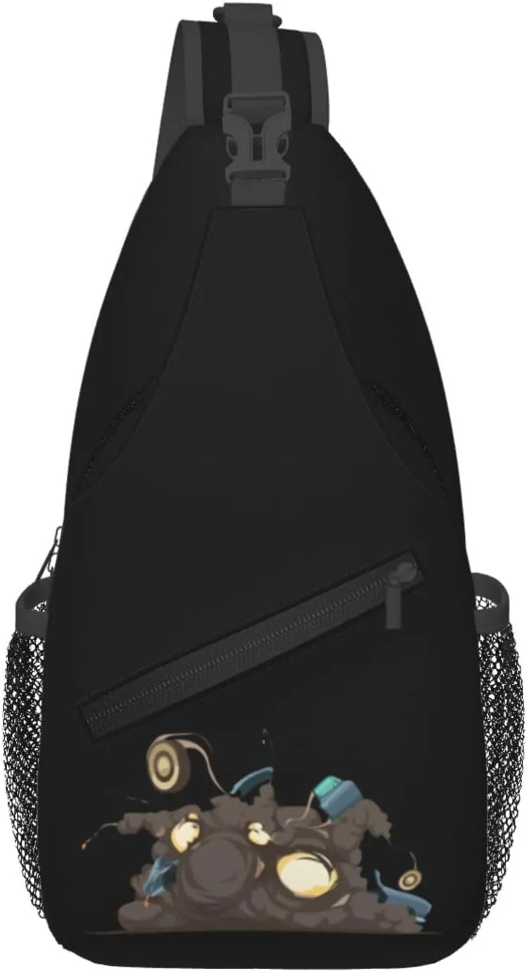 Car Explosion Crossbody Bags For Women Men Chest Backpack Gym Shoulder Bag Travel Outdoor Sports Casual Crossbody Bags