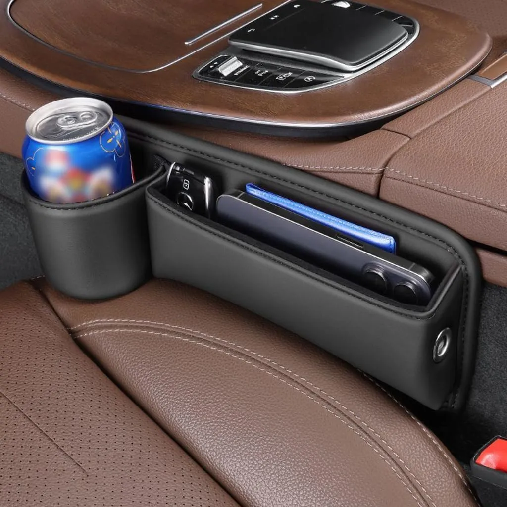 Car Seat Gap Filler Organizer for Lexus RX III 2009 2010 2011 2012 2013 2014 2015, Car Gap Filler Car Seat Storage Box Seat Gap Storage Box Car Accessories,Black