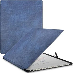 Case for Remarkable Paper Pro Tablet 11.8" (Released in 2024), Hard Back Shell Protective Book Folio Cover with Built-in Pen Holder, with Auto Sleep/Wake Function.