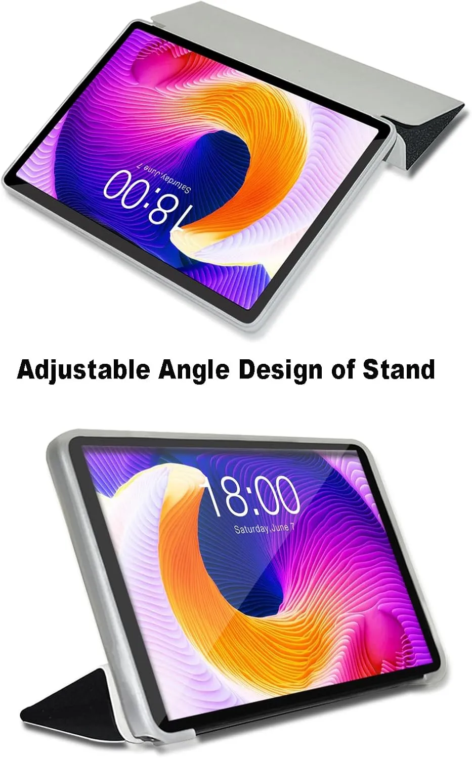 Case for Teclast T45HD, 10.5 inc, Smart Case Cover for Teclast T45HD with Multi-Viewing Angles, Comprehensive Protection. (Black)
