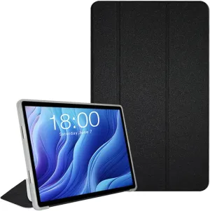 Case for TECLAST T60 Tablet 12 inch, Ultra Slim PU Leather Protective Cover Case with Auto Wake/Sleep Folding Trifold Stand Soft TPU Back Shell for TECLAST T60 Tablet 12 inch, Black
