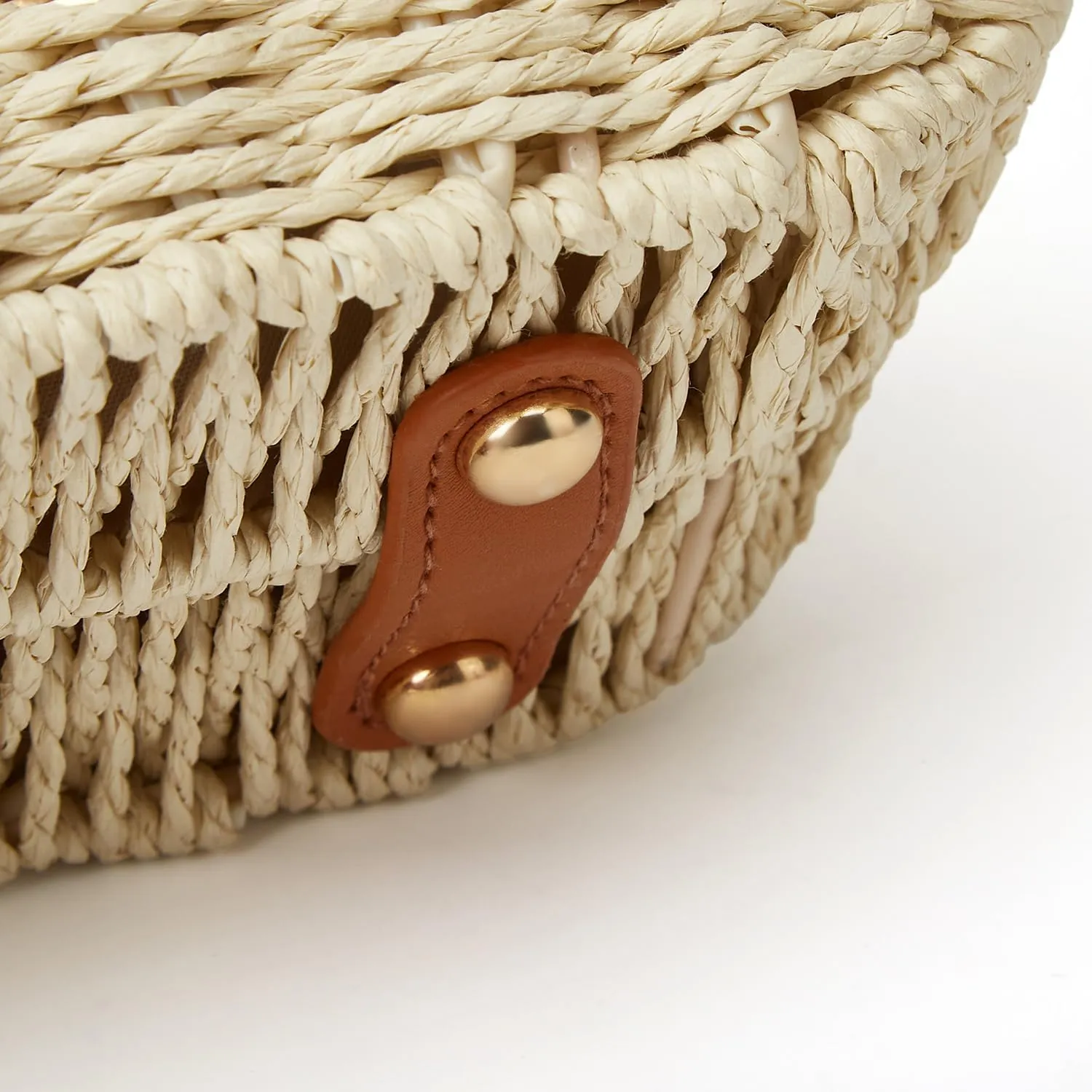 Casual Straw Beach Bags For Women Dumpling Bag Rattan Purses Summer Straw Crossbody Woven Handbag Purse Shoulder Bag Travel