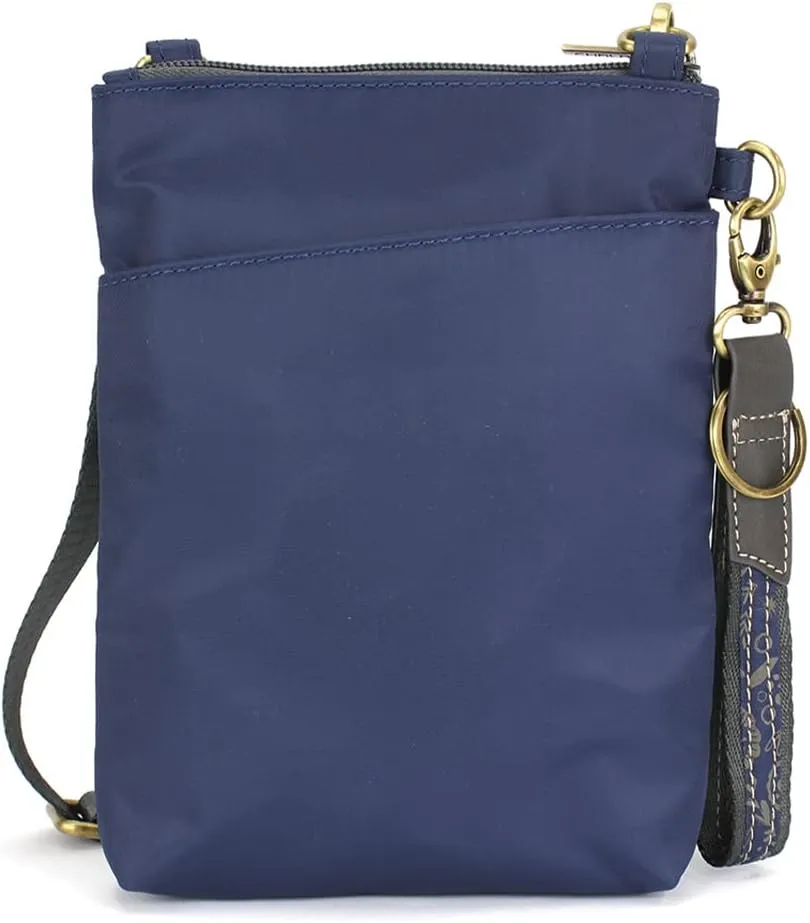 CHALA Venture Evolution RFID Cell Phone Purse - Women Nylon/Faux Leather Xbody Handbag with Adjustable Strap