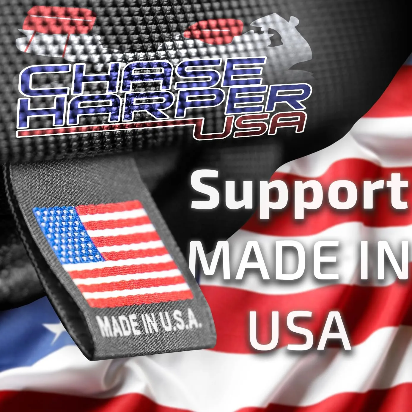 Chase Harper 450 Tail Bag - Water-Resistant, Tear-Resistant, Industrial Grade Ballistic Nylon