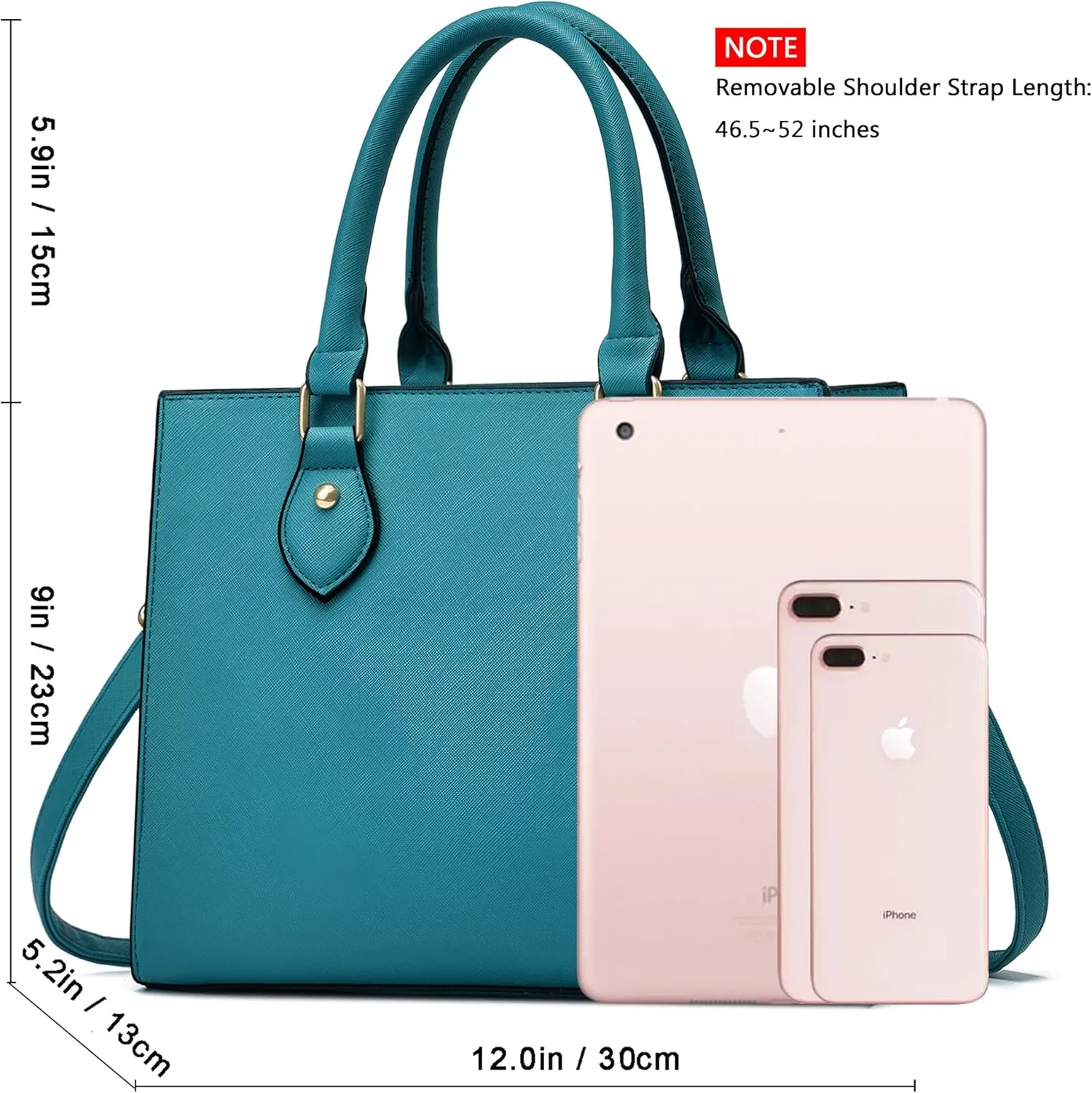 CHICAROUSAL Crossbody Purses and Handbags for Women PU Leather Tote Top Handle Satchel Shoulder Bags