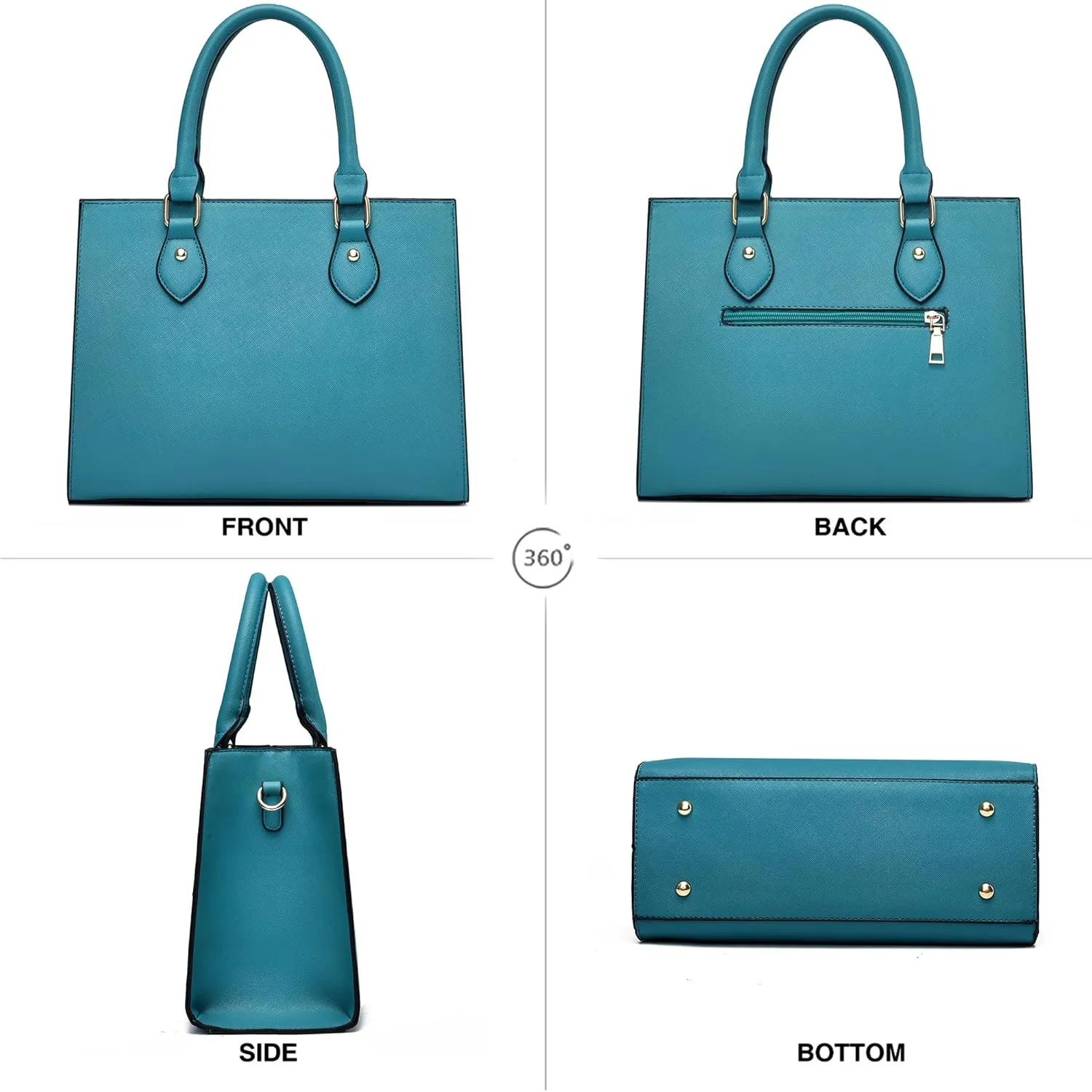 CHICAROUSAL Crossbody Purses and Handbags for Women PU Leather Tote Top Handle Satchel Shoulder Bags