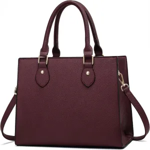 CHICAROUSAL Crossbody Purses and Handbags for Women PU Leather Tote Top Handle Satchel Shoulder Bags