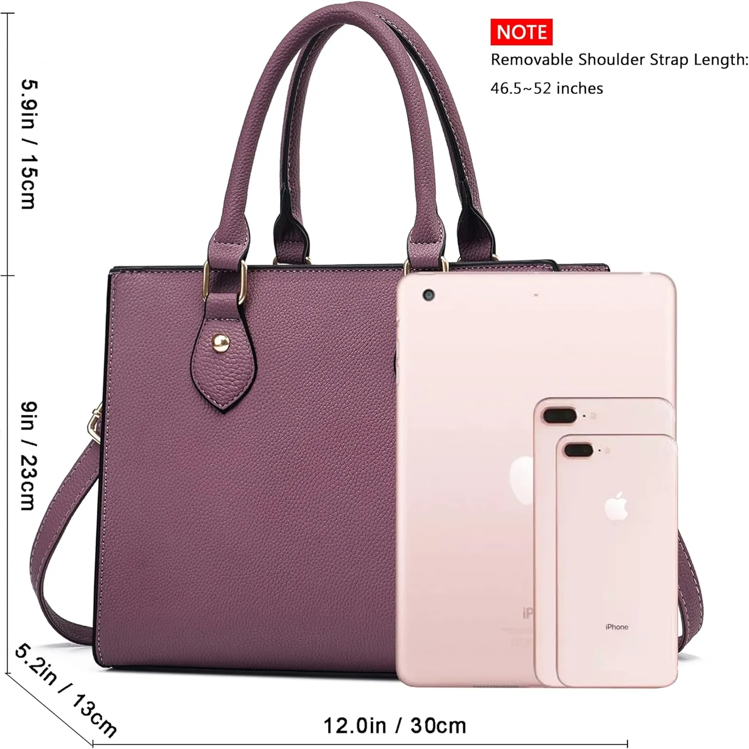 CHICAROUSAL Crossbody Purses and Handbags for Women PU Leather Tote Top Handle Satchel Shoulder Bags