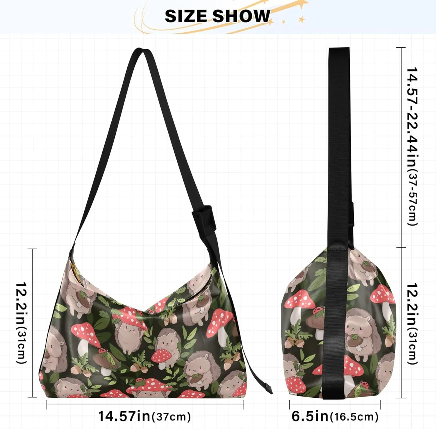 Childish Cute Sloth Creative Lady Leather Purses Hobo Large Crossbody Bags Animal Print Womens Everyday Purse