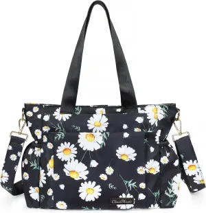 CLOUDMUSIC Crossbody Bags Shoulder Tote Handbag Nylon With Straps Waterproof Multi Bottle Pockets For Women Trendy