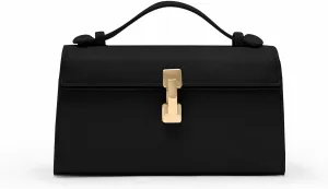 Clutch Purses for Women - Small Purse Top Handle - Evening Bag - Adjustable Crossbody Handbag - Trendy PU Leather