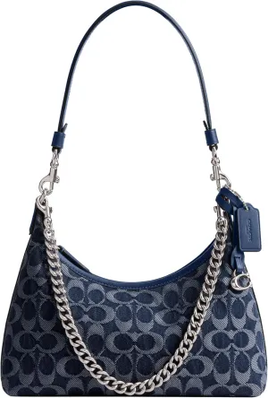 Coach Juliet Shoulder Bag 25 in Signature Denim, LH/Deep Blue Multi
