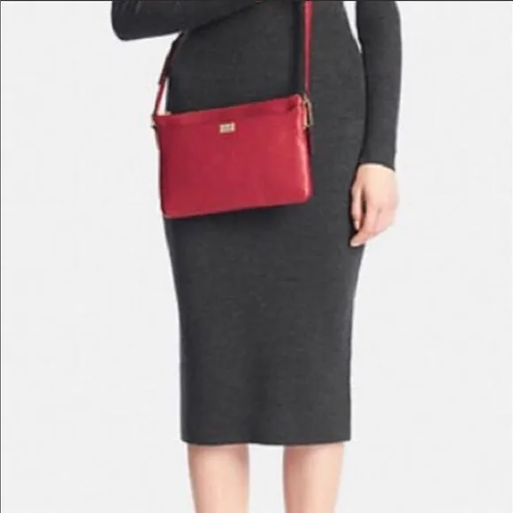 COACH MADISON LEATHER EAST WEST SWINGPACK CROSSBODY BAG