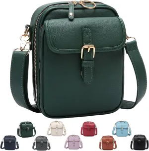 Collaborate 1 Crossbody Leather Bag, Urvashi Anti Theft Bags, Cross Body Bag for Women, Lady's Vintage Shoulder Purse