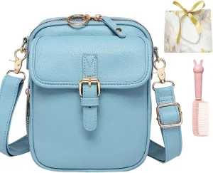 Collaboraten Crossbody Leather Bag, Urvashi Crossbody Bags for Women, Double-Layer Large Capacity Crossbody Bags