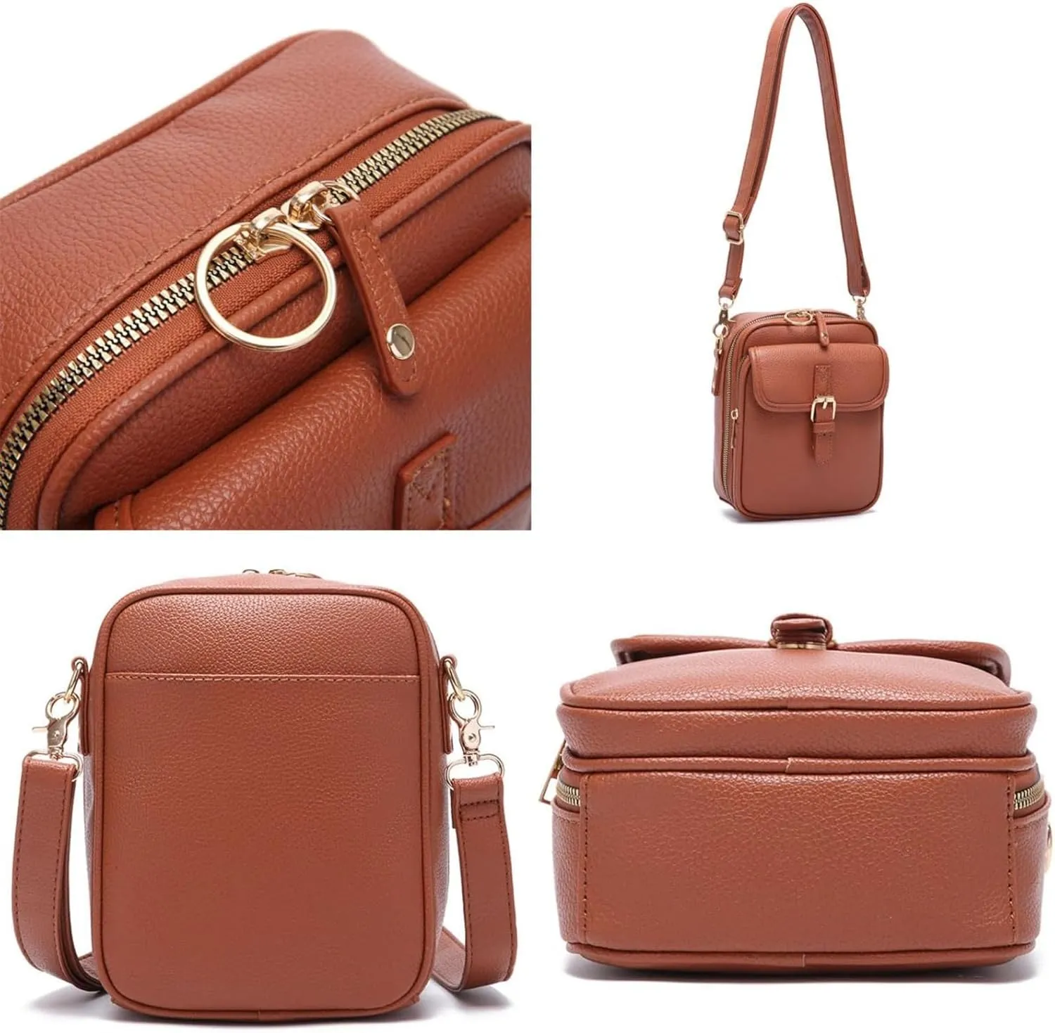 Collaboraten1 Crossbody Leather Bag, Urvashi Collaboration Tojoyride Anti Theft Shoulder Bags