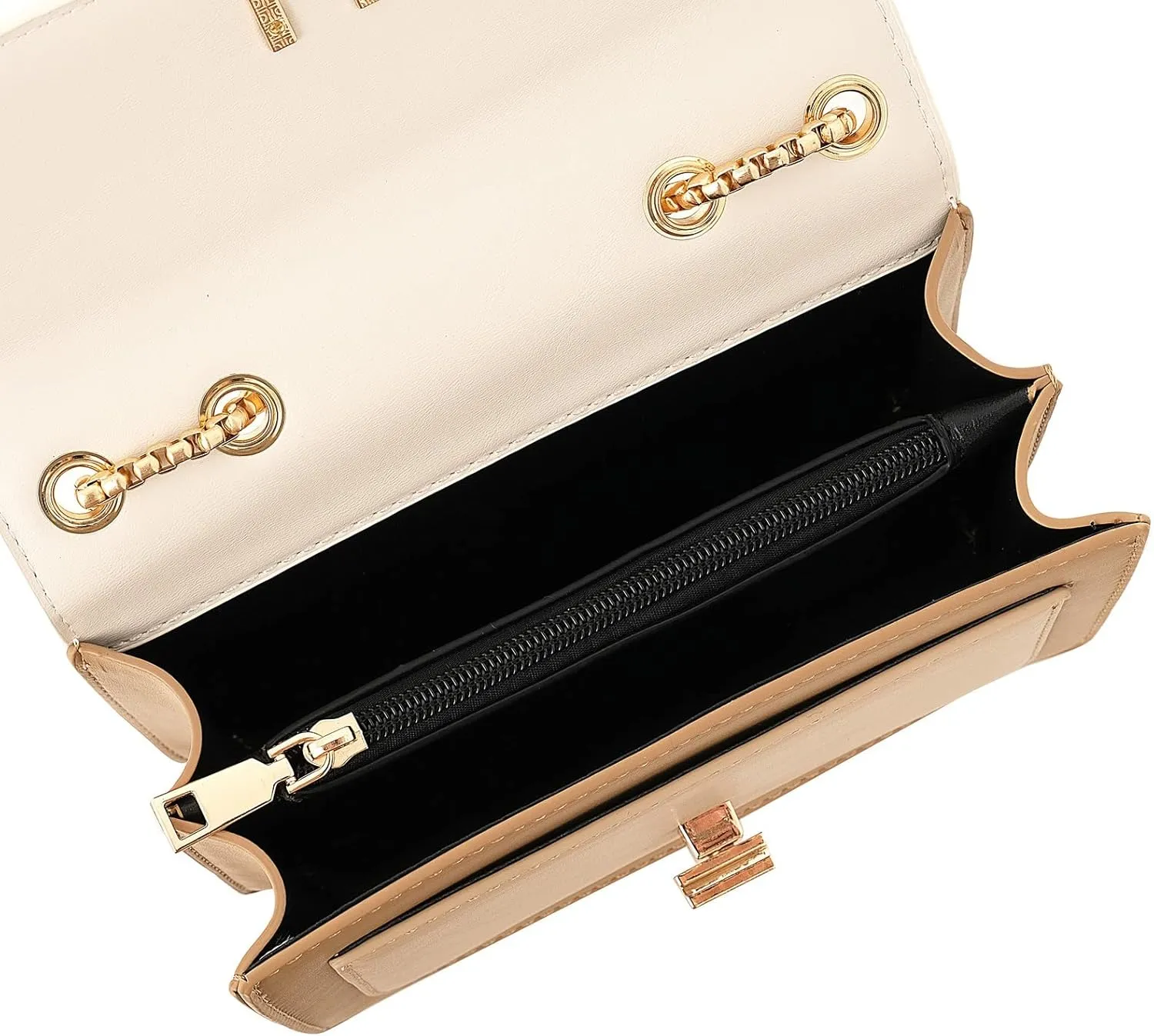 Color-Block Crossbody Bags for Women Leather Cross Body Purses Cute Designer Handbags Shoulder Bag Medium Size