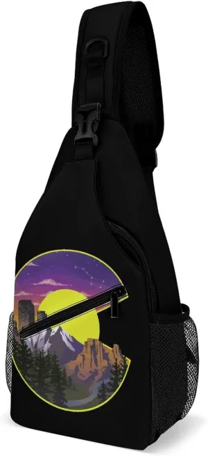 Colorado Sights Fashion Sling Bag Shoulder Chest Crossbody Bags for Women Men Backpack Daypack Travel Hiking