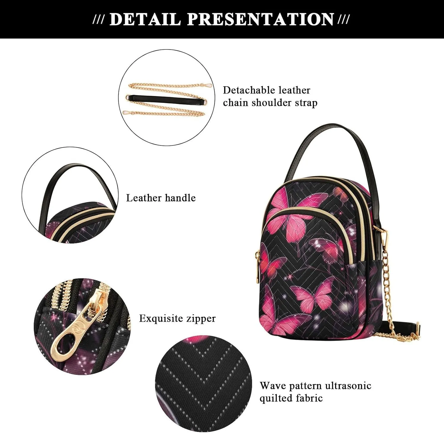 Colorful Dog Paw Print Women Crossbody Bag, Small Handbags for Women Crossbody, Fall Crossbody Purse