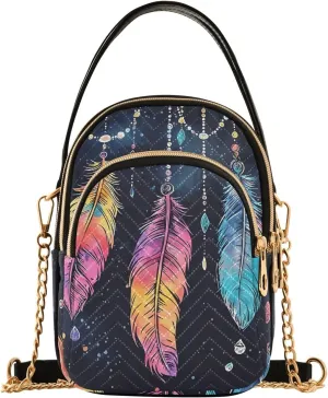 Colorful Wildflowers Quilted Handbag Travel Handbag