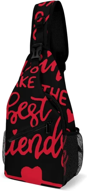 Cousins Make The Best Friends Fashion Sling Bag Shoulder Chest Crossbody Bags Backpack Travel Hiking