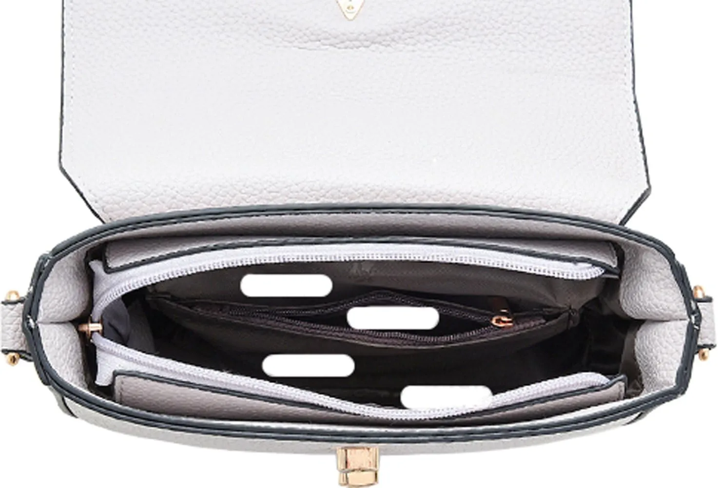 Covelin Women's Small Leather Handbag Tote Shoulder Crossbody Bag