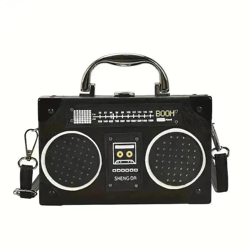 Creative Radio Box Shaped Handbag