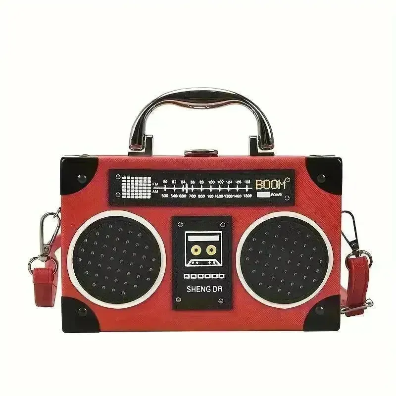 Creative Radio Box Shaped Handbag