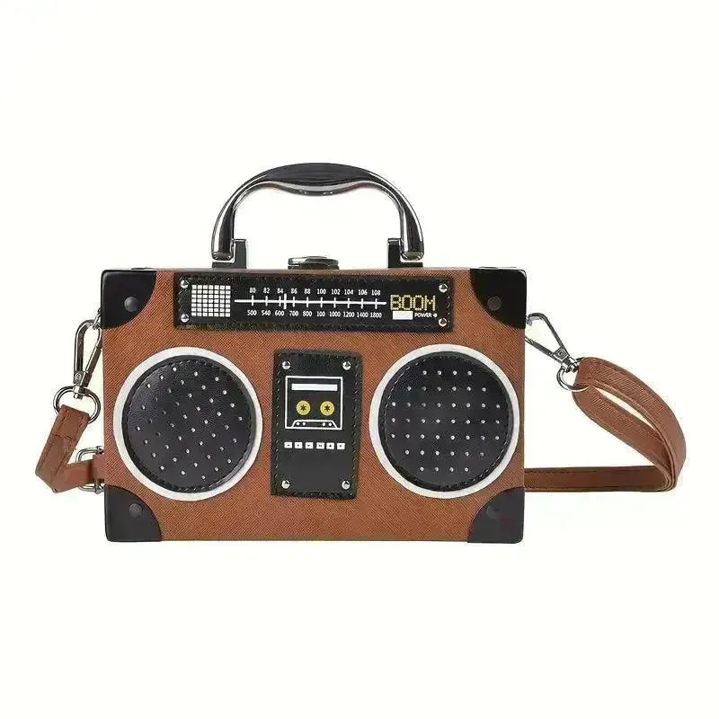 Creative Radio Box Shaped Handbag