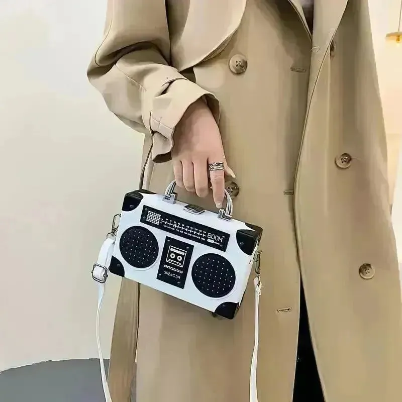 Creative Radio Box Shaped Handbag