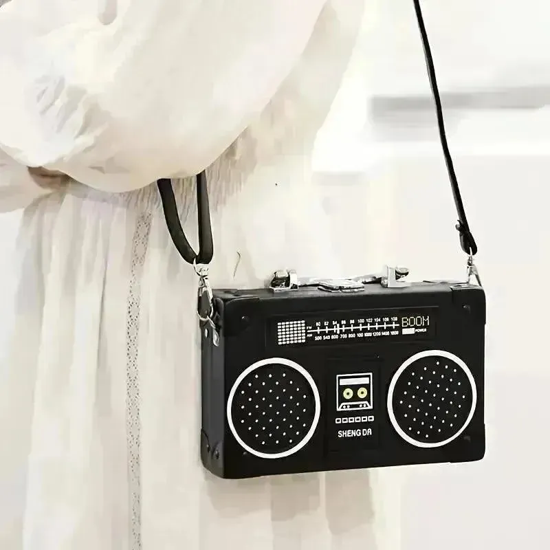 Creative Radio Box Shaped Handbag