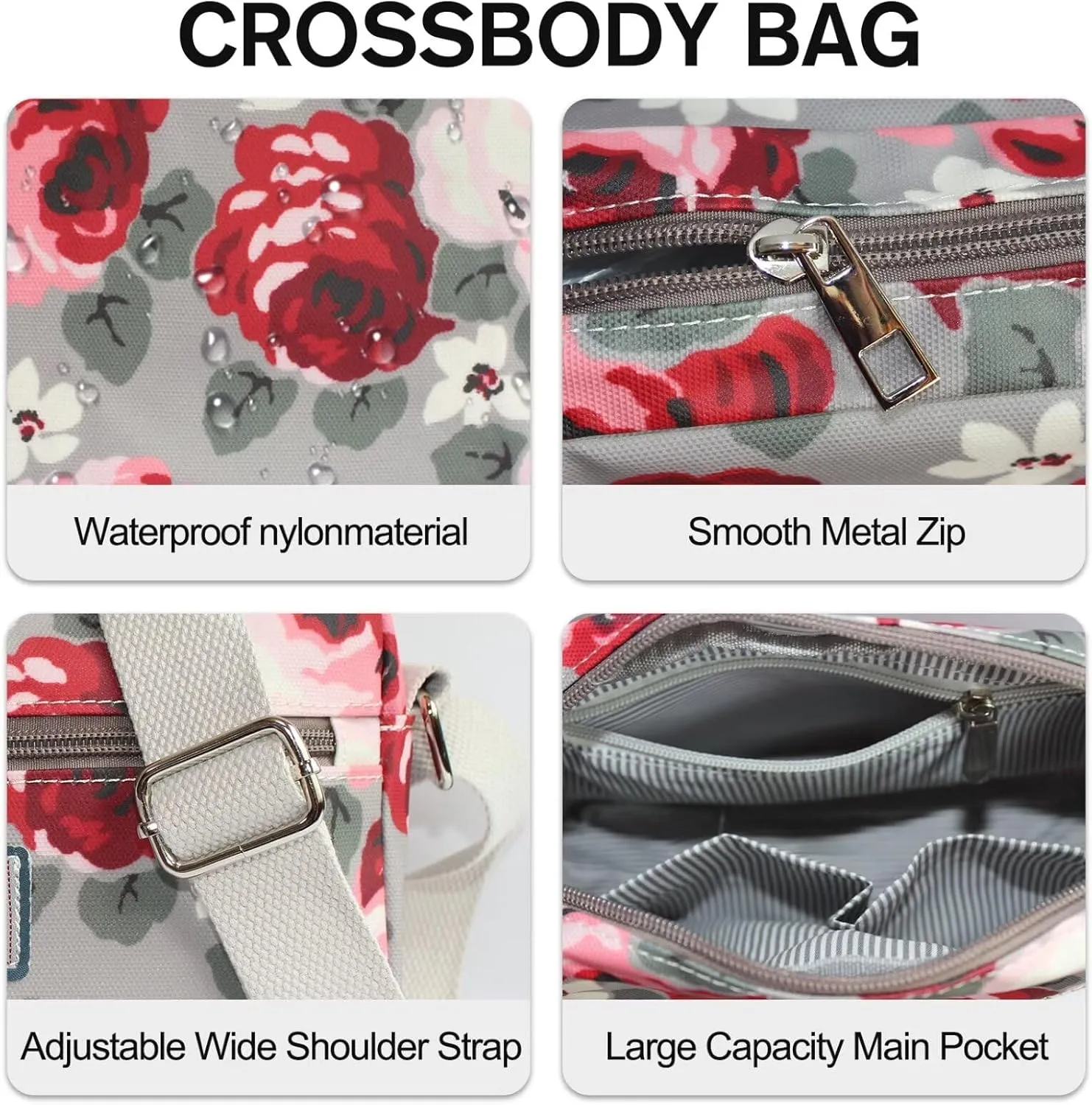 Cross body Bags for Women Lightweight Mini Crossbody Bags Everyday Bag Small Purses Travel Shoulder Bag Ladies Handbags