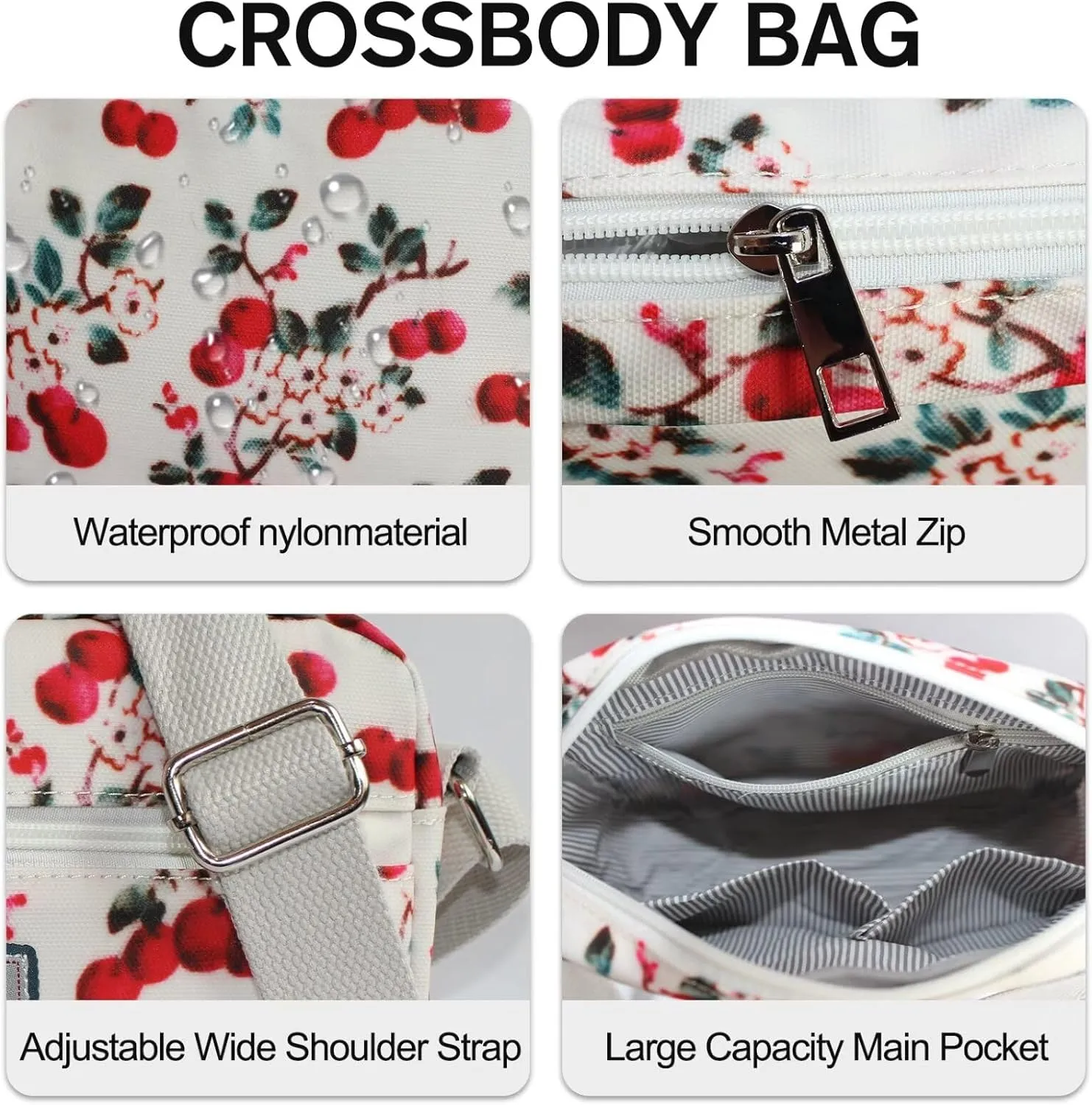 Cross body Bags for Women Lightweight Mini Crossbody Bags Everyday Bag Small Purses Travel Shoulder Bag Ladies Handbags