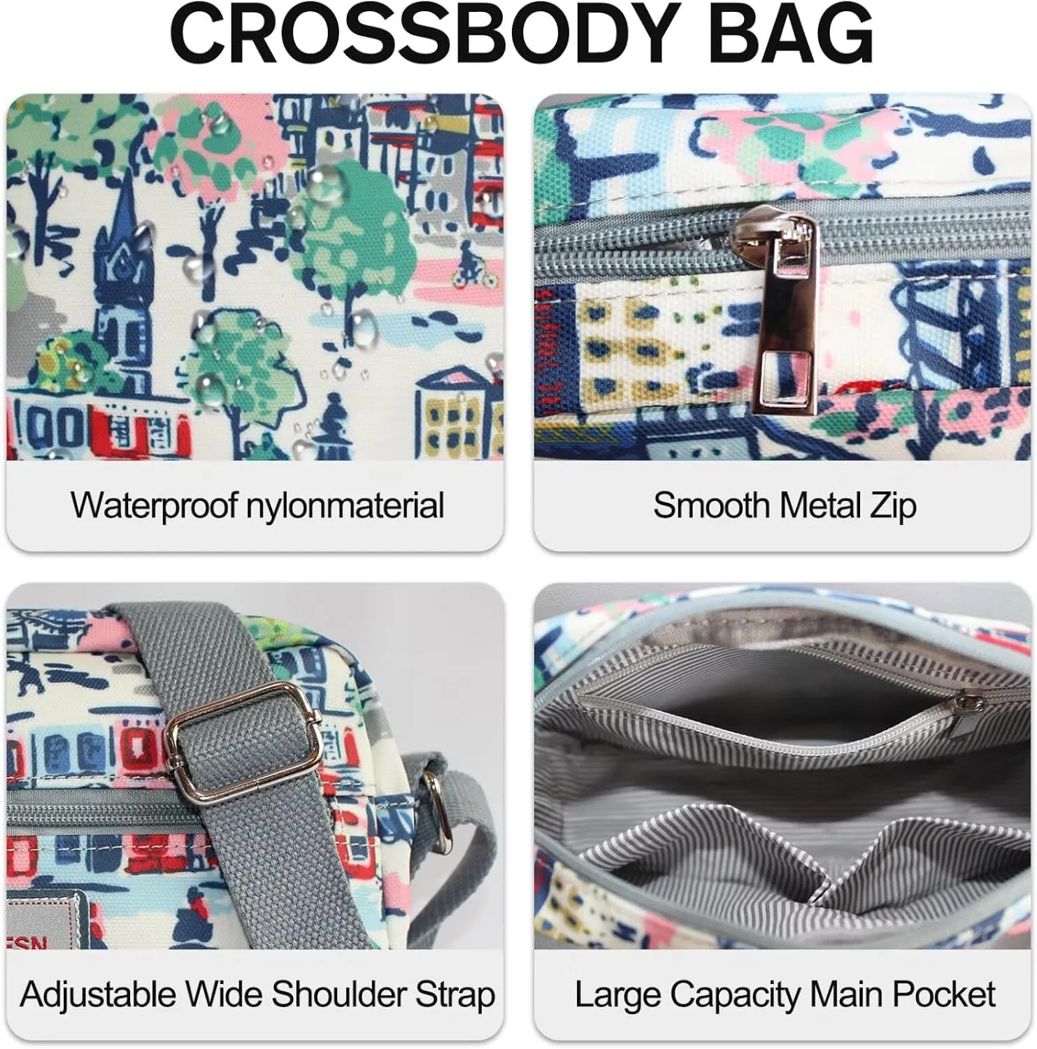 Cross body Bags for Women Lightweight Mini Crossbody Bags Everyday Bag Small Purses Travel Shoulder Bag Ladies Handbags