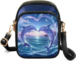 Crossbody Bag for Women PU Leather Fashion Shoulder Bag Multi Pockets Handbags Purse with Adjustable Strap
