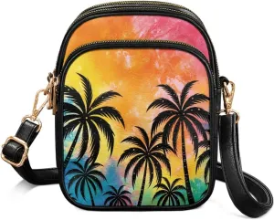 Crossbody Bag for Women PU Leather Fashion Shoulder Bag Multi Pockets Handbags Purse with Adjustable Strap