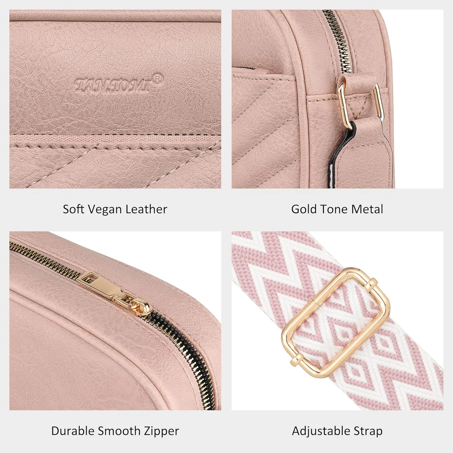 Crossbody Bags for Women Purses for Women Vegan Leather crossbody purse Handbags with Ajustable Strap