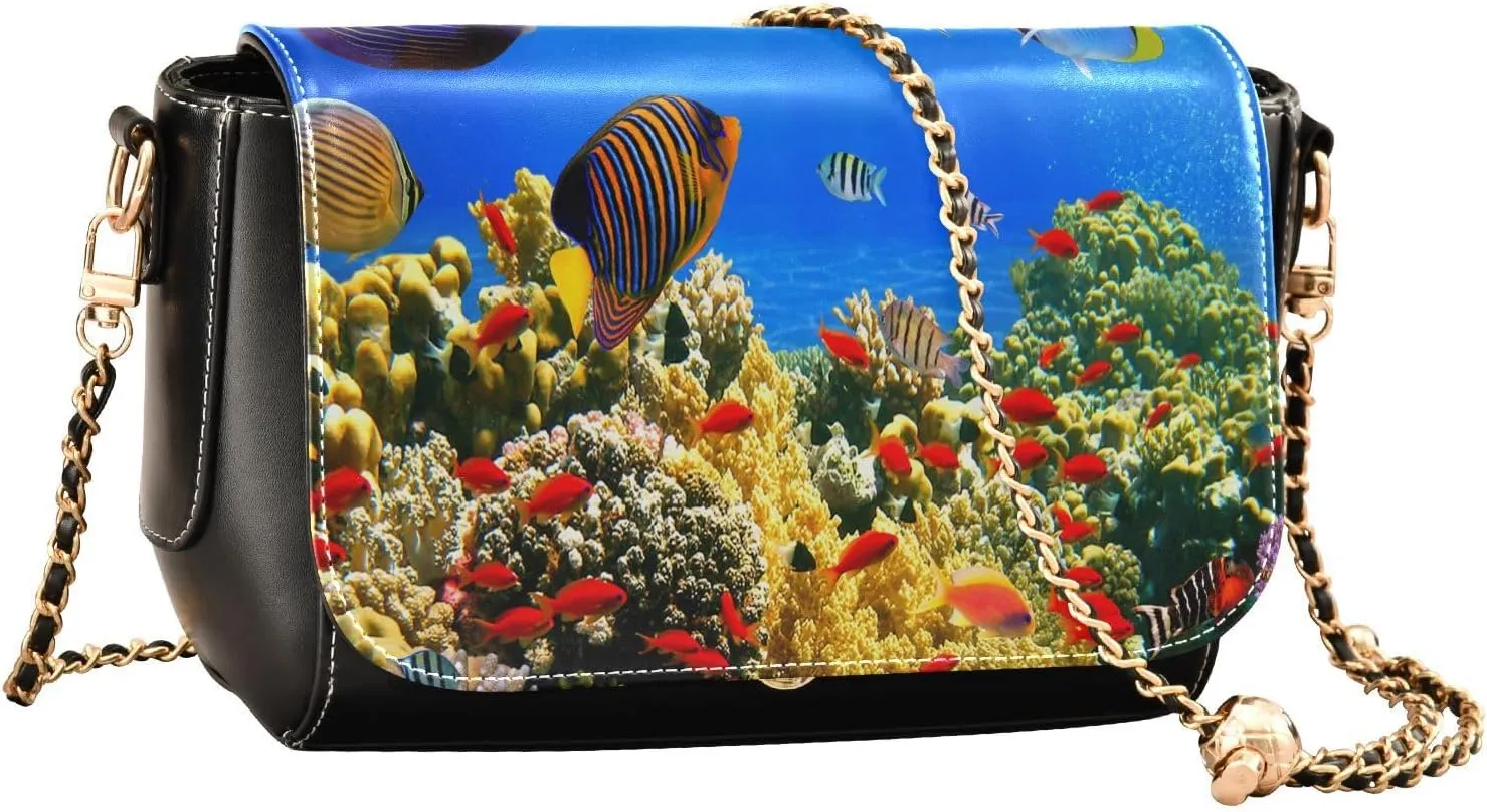 Crossbody Bags for Women Trendy Women's Black Shoulder Bag Small PU Leather Flap Cross Body Bag Handbags