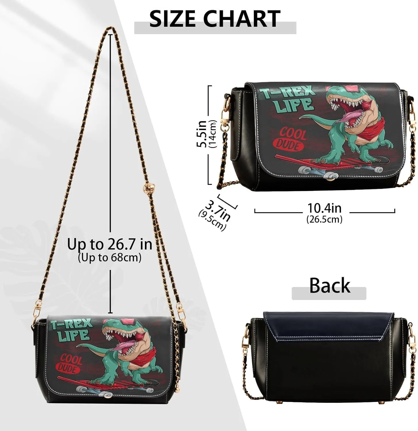 Crossbody Bags for Women Trendy Women's Black Shoulder Bag Small PU Leather Flap Cross Body Bag Handbags