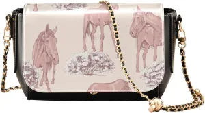 Crossbody Bags for Women Trendy Women's Black Shoulder Bag Small PU Leather Flap Cross Body Bag Handbags