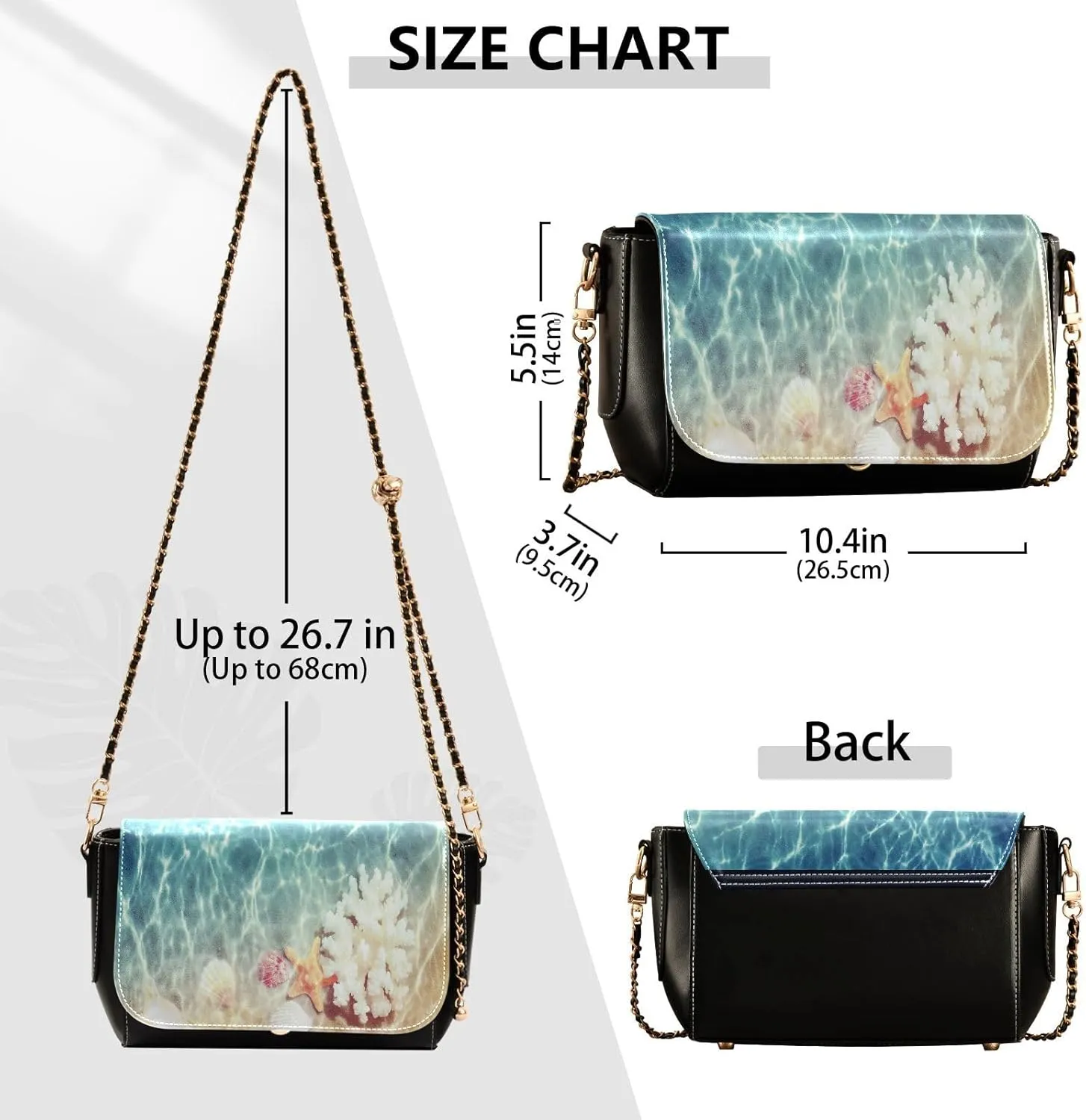 Crossbody Bags for Women Trendy Women's Black Shoulder Bag Small PU Leather Flap Cross Body Bag Handbags