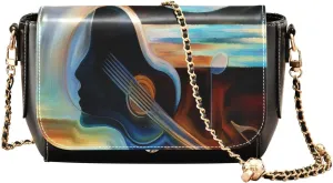 Crossbody Bags for Women Trendy Women's Black Shoulder Bag Small PU Leather Flap Cross Body Bag Handbags