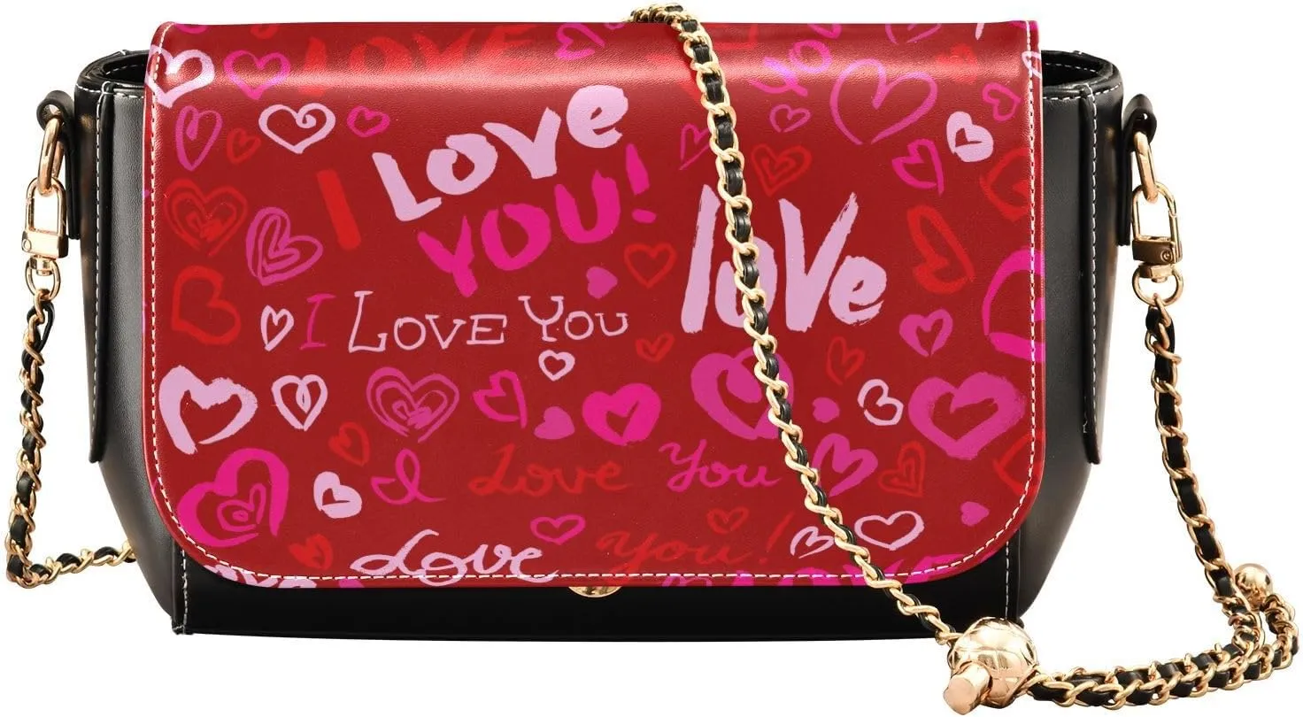 Crossbody Bags for Women Trendy Women's Black Shoulder Bag Small PU Leather Flap Cross Body Bag Handbags