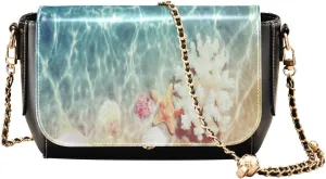 Crossbody Bags for Women Trendy Women's Black Shoulder Bag Small PU Leather Flap Cross Body Bag Handbags