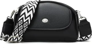 Crossbody Bags for Women, Vegan Leather Crossbody Purses with Wide Strap