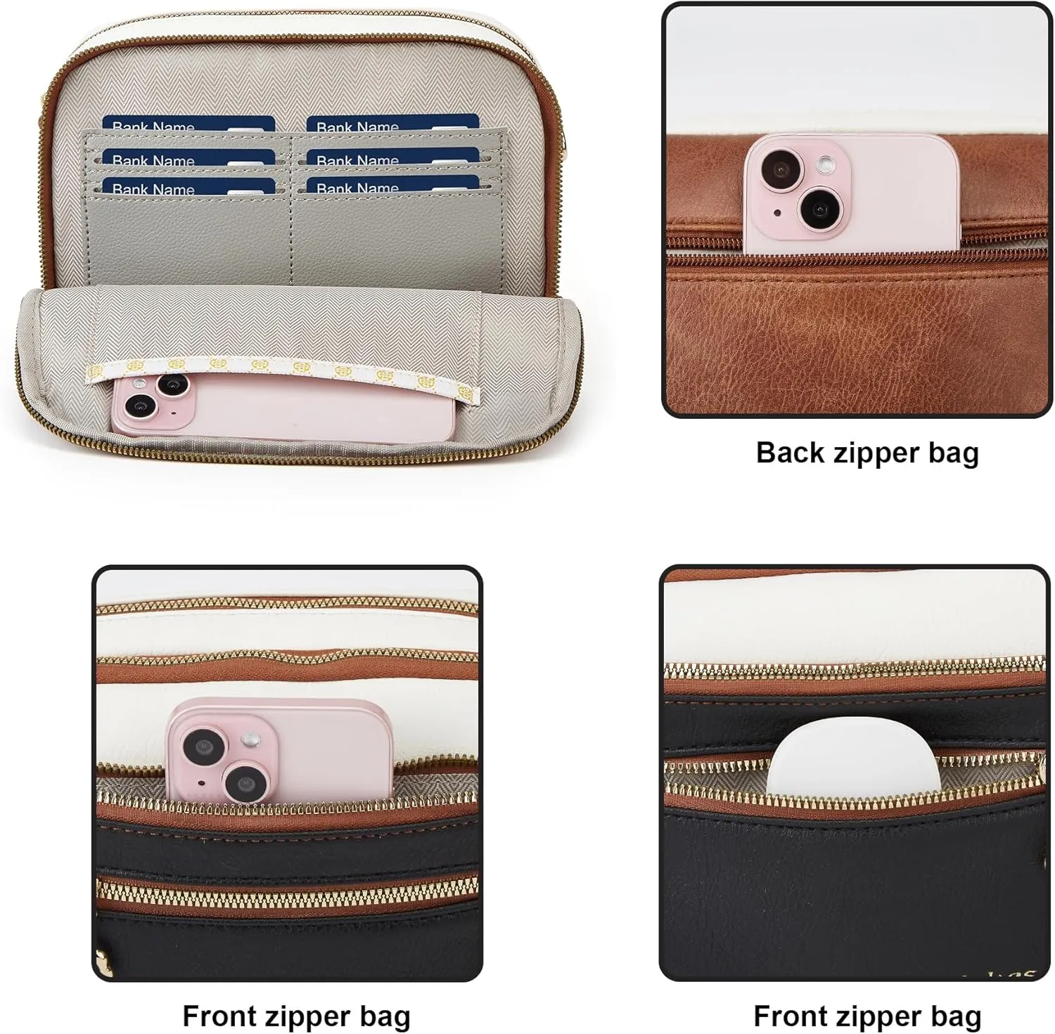 Crossbody Purse for Women Small Crossbody Bags Trendy Vegan Leather with 2 Adjustable Shoulder Straps Mothers Wife Mom Gifts