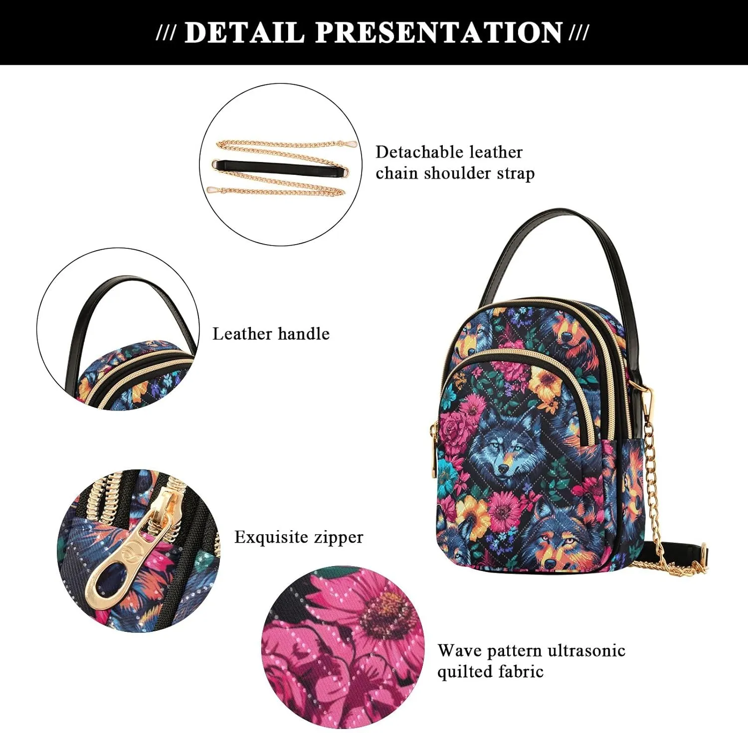 Cute Bags for Women Trendy Chain Strap Crossbody Bag